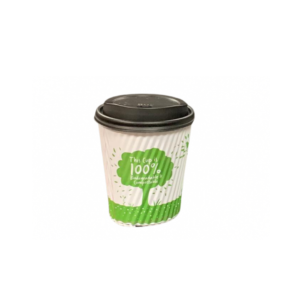 COMPOSTABLE RIPPLE HOT PAPER CUP
